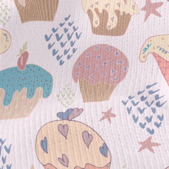 Graffiti Style Cupcakes Stretch Jersey