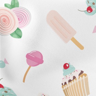 Popsicle Candy Cake Rose Lightweight Cotton Poplin