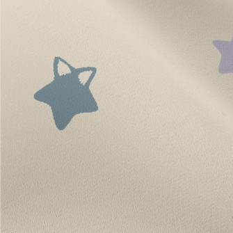 Small Colorful Stars Chiffon