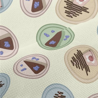 Blueberry Cake And Cherry Cake Performance Linen