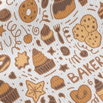 Coffee Dessert Cake Biscuits Standard Corduroy