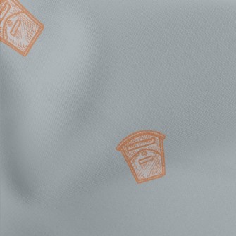 Hand Drawn Retro Mailbox Stretch Ponte