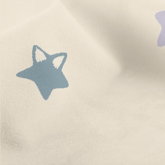 Small Colorful Stars Micro Fleece