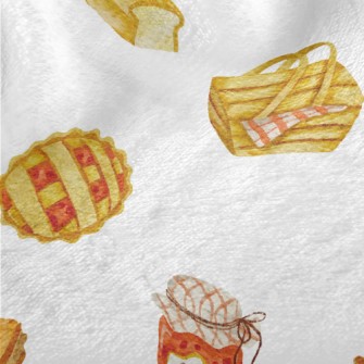 Hand Drawn Fruit Basket And Ja Minky