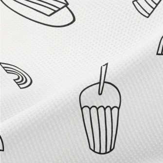 Simple Cup Cake Rainbow Hat Piqué