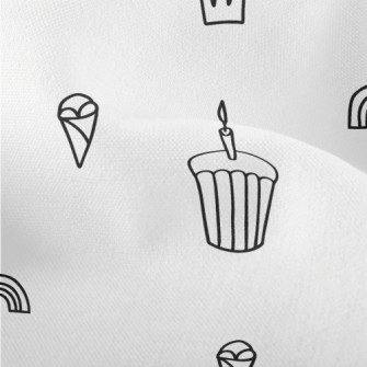 Simple Cup Cake Rainbow Hat Lightweight Performance Linen