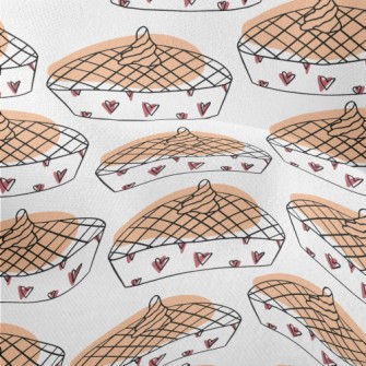 Simple Heart Pumpkin Pie Lightweight Performance Linen