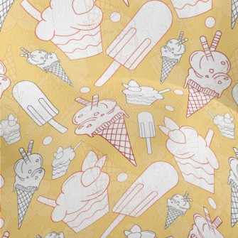Simple Ice Cream Popsicles Lightweight Performance Linen
