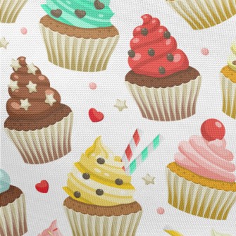 Cup Cakes Of Various Flavors Pongee