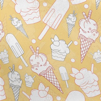 Simple Ice Cream Popsicles Pongee