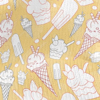 Simple Ice Cream Popsicles Stretch Jersey