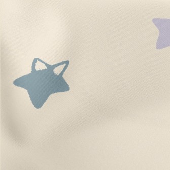 Small Colorful Stars Lightweight Cotton Poplin