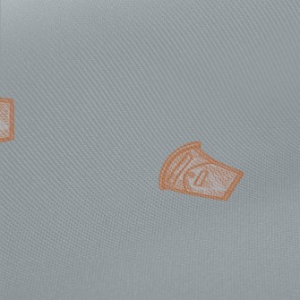 Hand Drawn Retro Mailbox Midweight Cotton Poplin