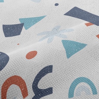 Geometric Color Blocks Performance Linen