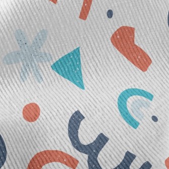 Geometric Color Blocks Standard Corduroy