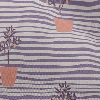 Wenqing Small Potted Plant Chiffon