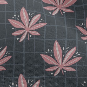 Bright Marijuana Leaves Chiffon