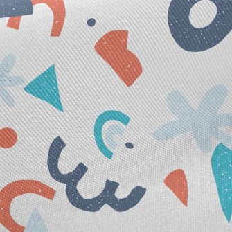 Geometric Color Blocks Twill