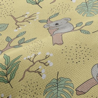 Cute Tree Hugging Koala Performance Linen