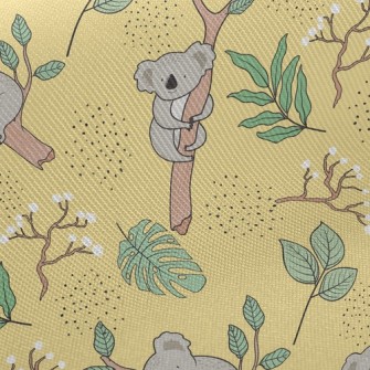 Cute Tree Hugging Koala Twill