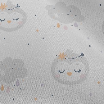 Shiny Cute Bird Chiffon