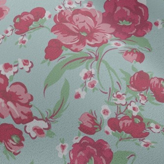 Beautiful Bright Flowers Chiffon