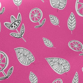 Childlike Doodle Bird Twill