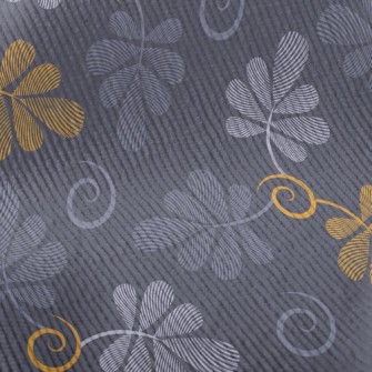 Psychedelic Lines Leaves Standard Corduroy