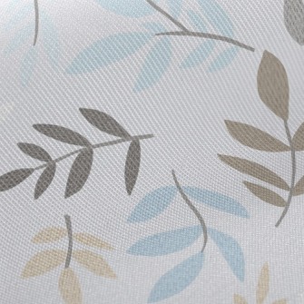 Pastel Colored Leaves Twill