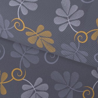 Psychedelic Lines Leaves Waterproof Oxford