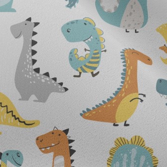 Simple Line Dinosaur Chiffon