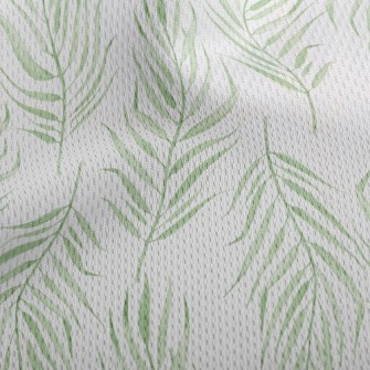 Fresh Little Willow Leaves Athletic Mesh Flat Back