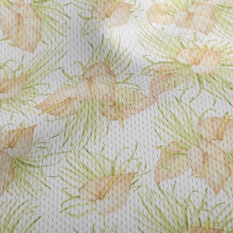 Simple Calla Lily Athletic Mesh Flat Back