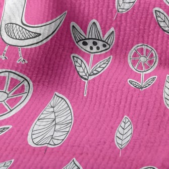 Childlike Doodle Bird Terry