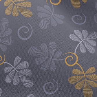 Psychedelic Lines Leaves Chiffon