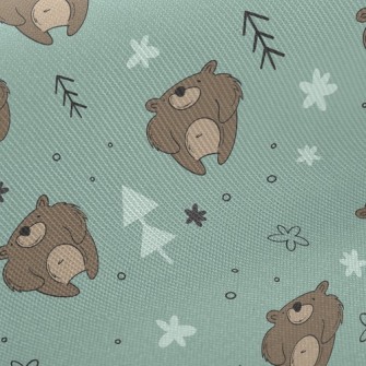 Funny Expression Bear Twill
