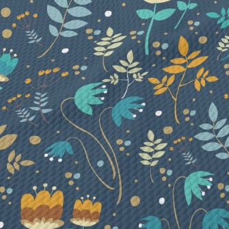 Childlike Forest Flowers Birdseye Piqué