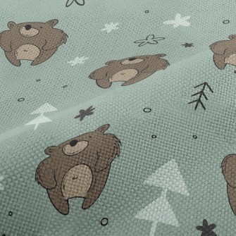 Funny Expression Bear Performance Linen