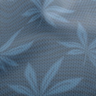 Psychedelic Marijuana Leaves Athletic Mesh Flat Back