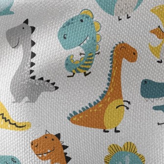 Simple Line Dinosaur Waterproof Canvas
