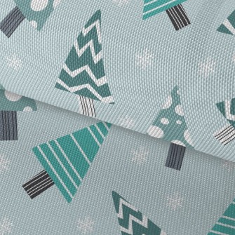Geometric Wavy Christmas Tree Waterproof Oxford