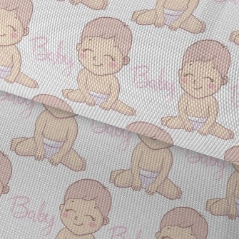 Smiling Cute Baby Waterproof Oxford