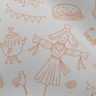 Hard Work Scarecrow Chiffon