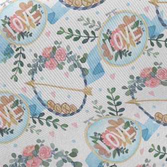 Love Decorative Wreath Twill