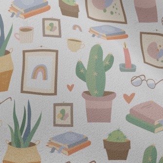 Home Succulent Potted Plants Chiffon