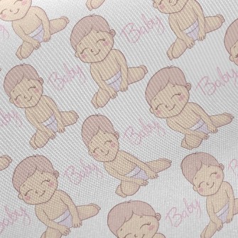 Smiling Cute Baby Twill
