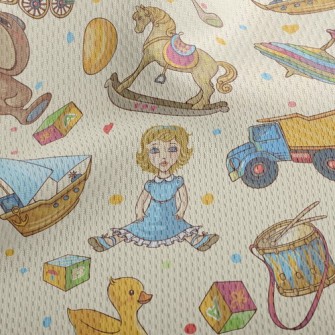 Various Toys Athletic Mesh Flat Back