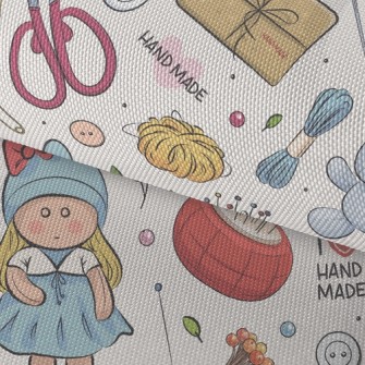 Handmade Needlework Dolls Waterproof Oxford