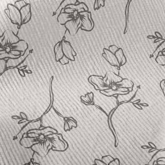 Beautiful And Generous Flowers Standard Corduroy