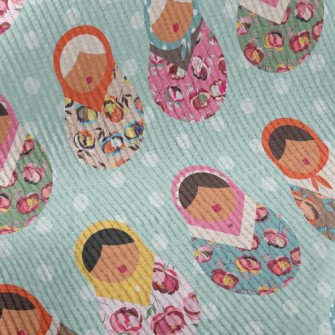 Colorful Russian Doll Standard Corduroy